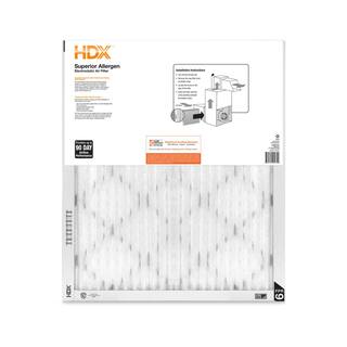 HDX 20 in. x 24 in. x 1 in. Superior Pleated Air Filter FPR 9 HDX1P9-012024