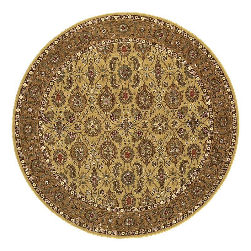 Couristan Royal Kashimar All-Over Vase Framed Floral Wool Rug