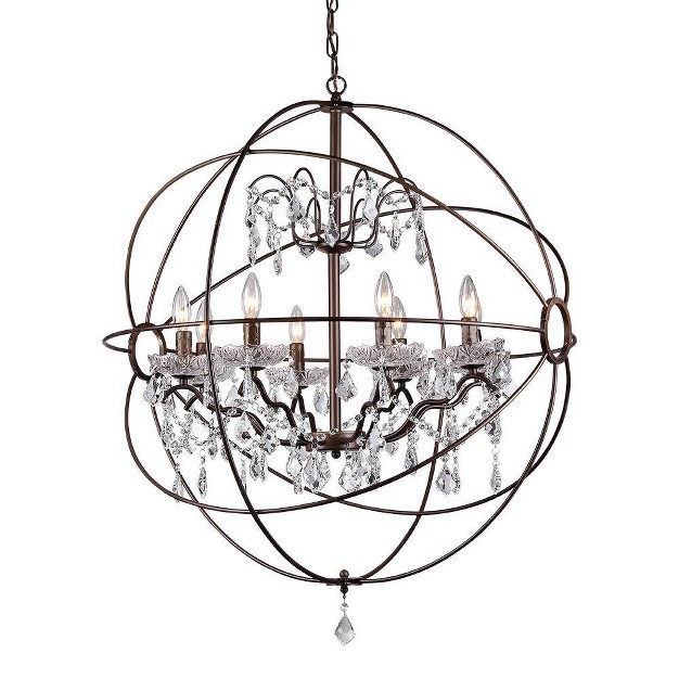 4 light Edwards Chandelier Brown Warehouse Of 