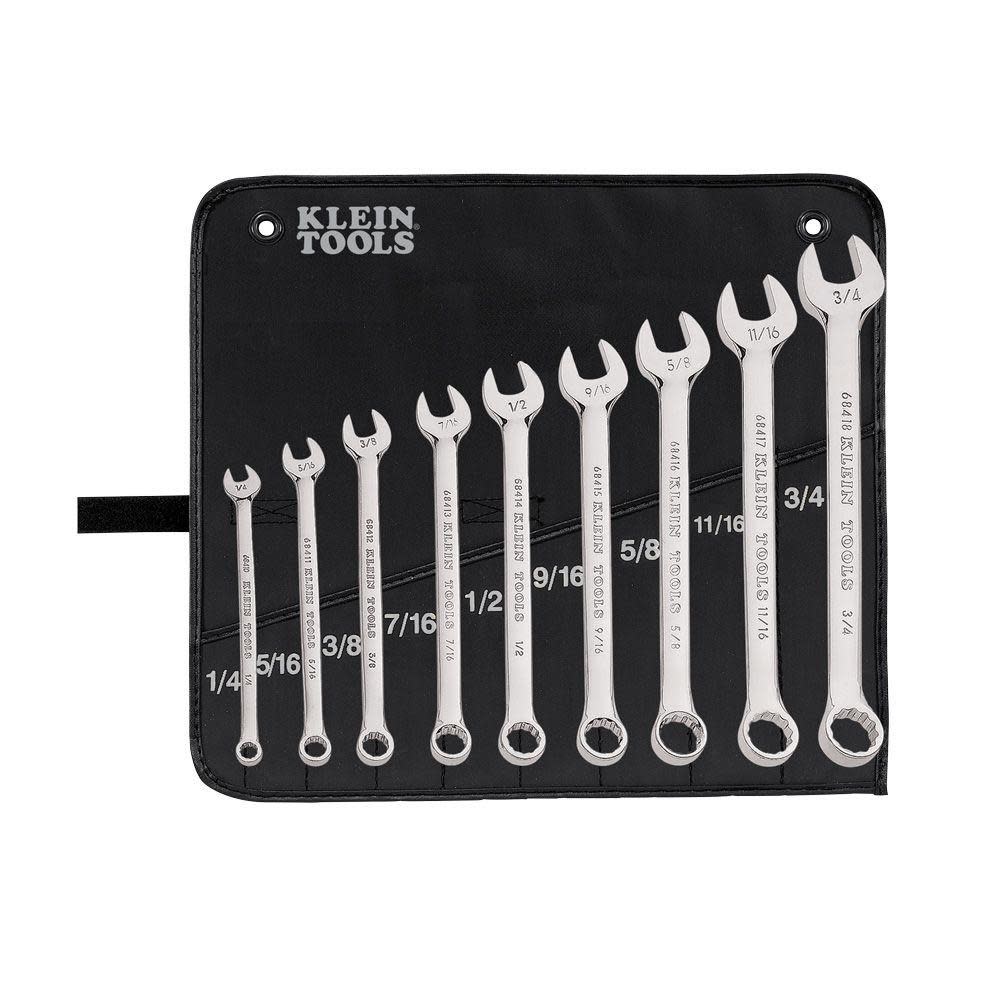 9 Piece Combination Wrench Set