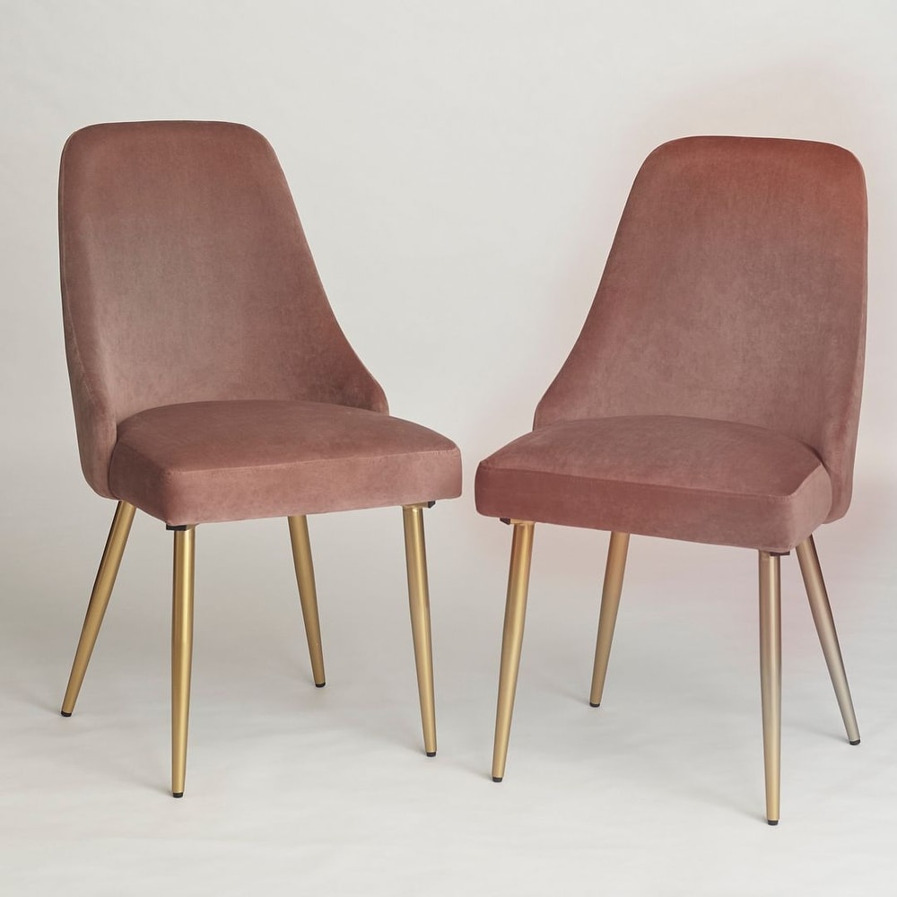 Franz Velvet Dining Chair Set of 2