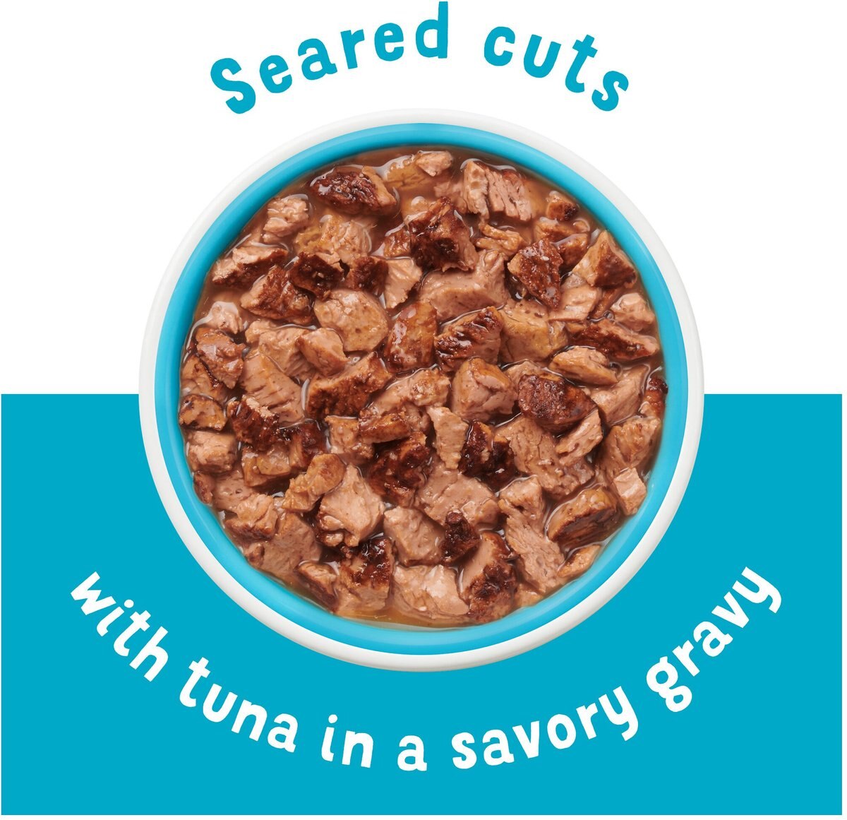 Friskies Lil' Grillers Seared Cuts With Tuna In Gravy Wet Cat Food， 1.55-oz pouches， case of 16