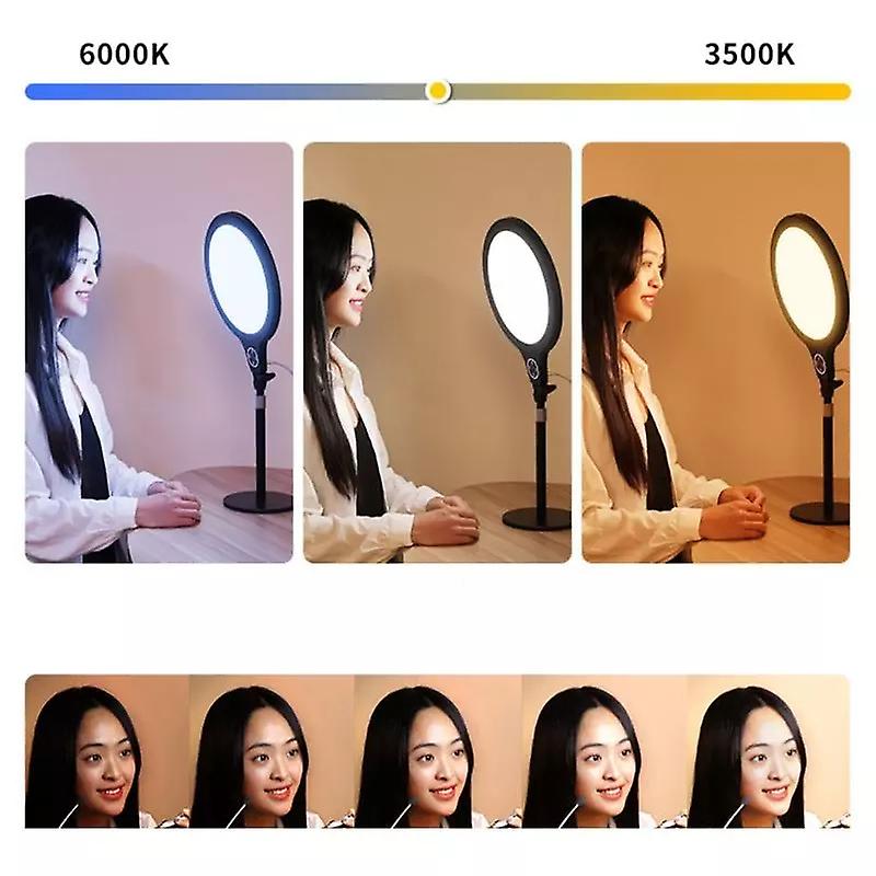 10inch Professional Live Fill Light Selfie Led Ring Light With Desktop Stand For Makeup Live Streaming Dimmable Fill Light