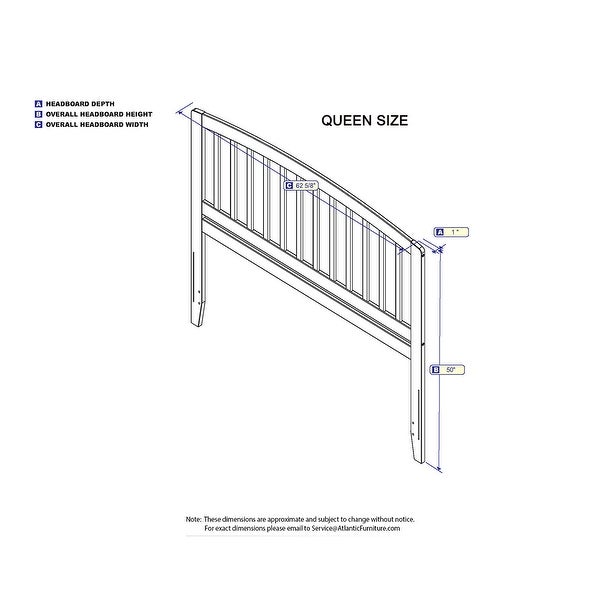 Richmond Mission Classic Headboard - - 12512034