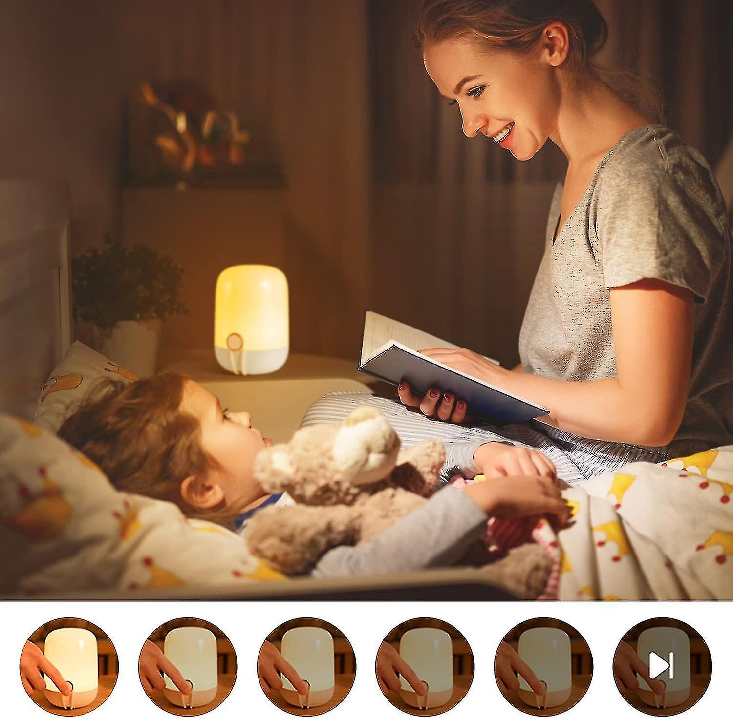 Night Light，led Touch Night Lamp For Breastfeeding And Swaddling， Led Touch Night Lamp For Kids Bedr