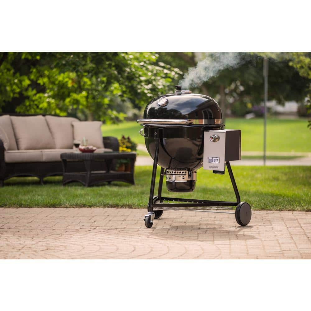 Weber Summit Kamado E6 24 in. Charcoal Grill in Black 18201001