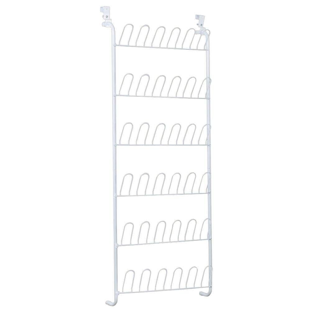 ClosetMaid 57.5 in. H 18-Pair White Metal Hanging Shoe Organizer 8040