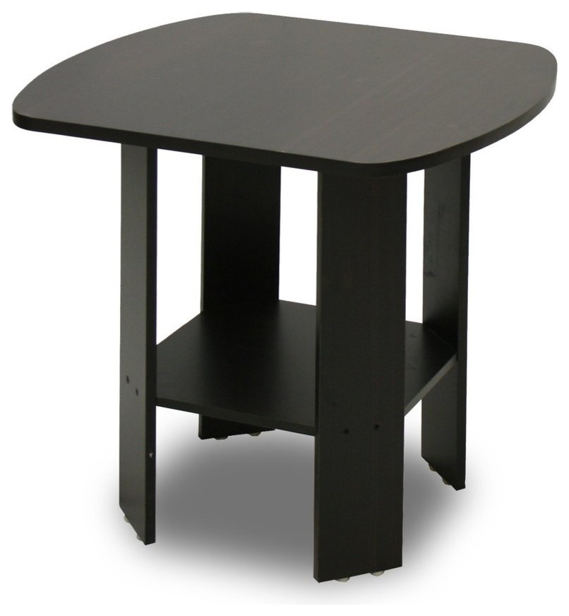 Furinno Simple Design End/SideTable  Espresso   Contemporary   Side Tables And End Tables   by VirVentures  Houzz