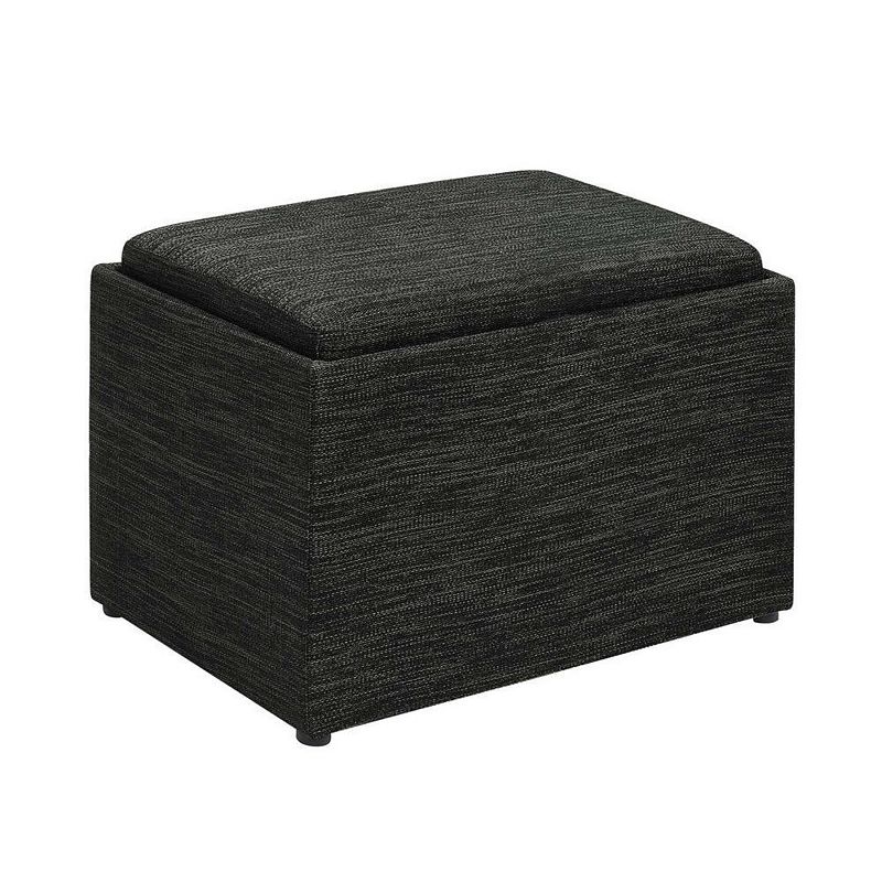 Convenience Concepts Designs4Comfort Accent Storage Ottoman with Reversible Tray