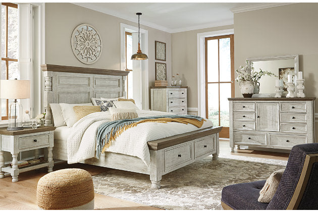 Havalance Queen Bed with Dresser, Mirror and Nightstand