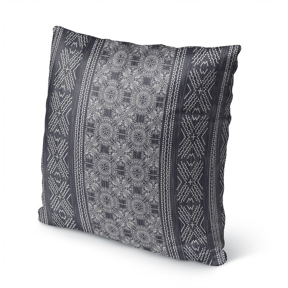 DAWSON GREY Indoor Outdoor Pillow By Kavka Designs