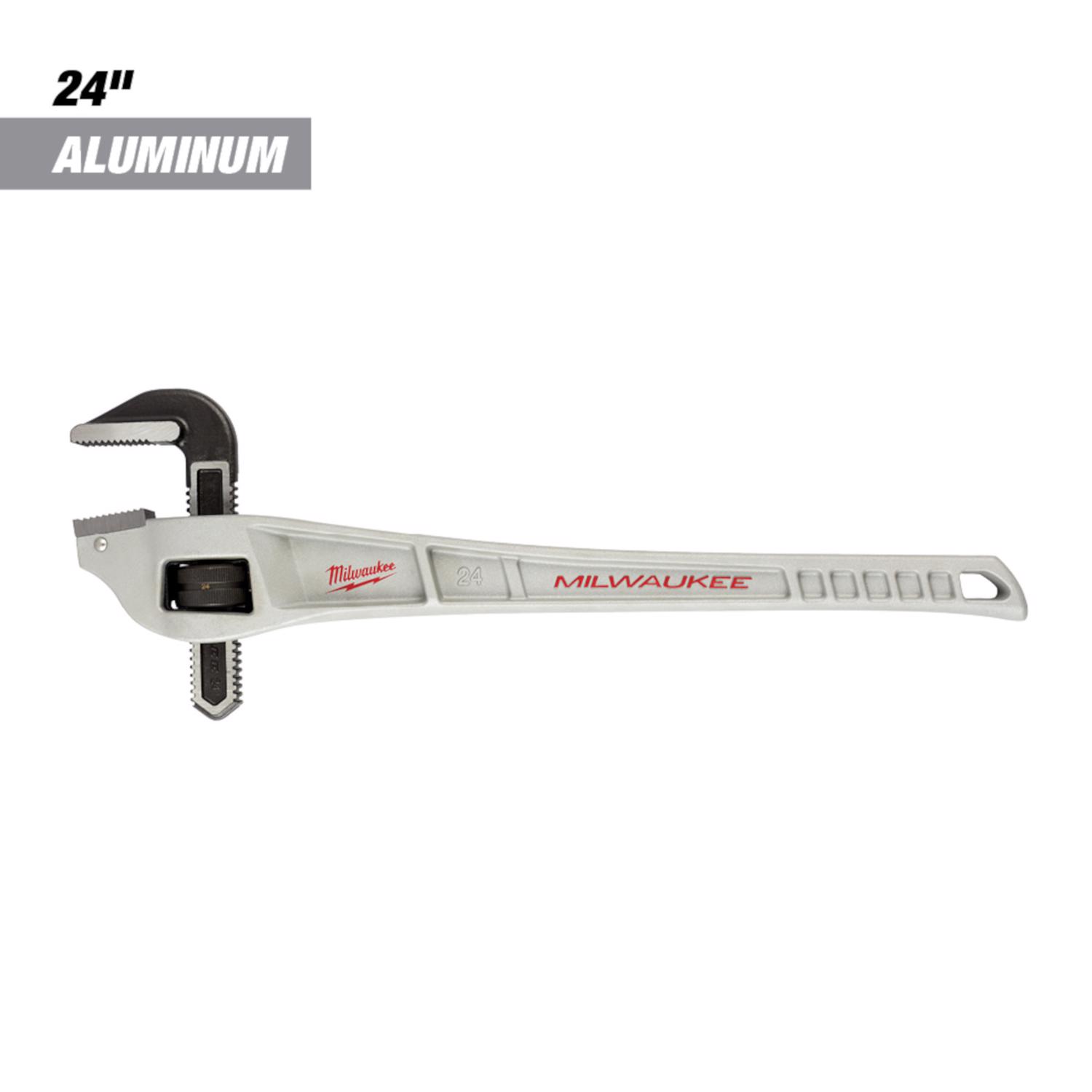 MW 3 in. Offset Pipe Wrench Black/Silver 1 pc