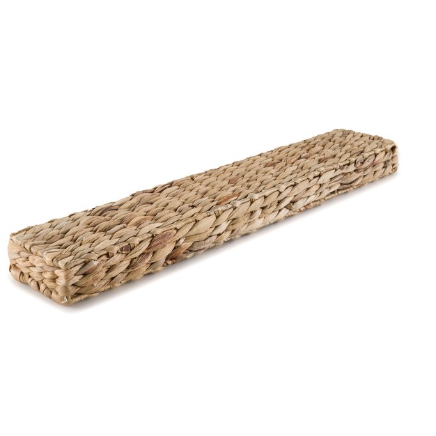 The Lakeside Collection Seagrass Wall Shelf Floating Shelves For Coastal Beach Vibe