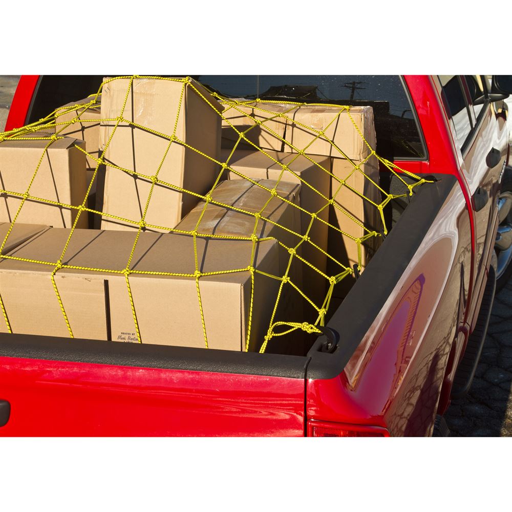 Apex Truck Bed Cargo Tie-Down Net， 70