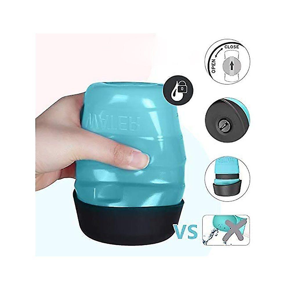 Portable Pet Water Bottle， 20oz Dog Water Bottle， Dog Water Bottle Travel Bpa Free For Camping Walking Hiking