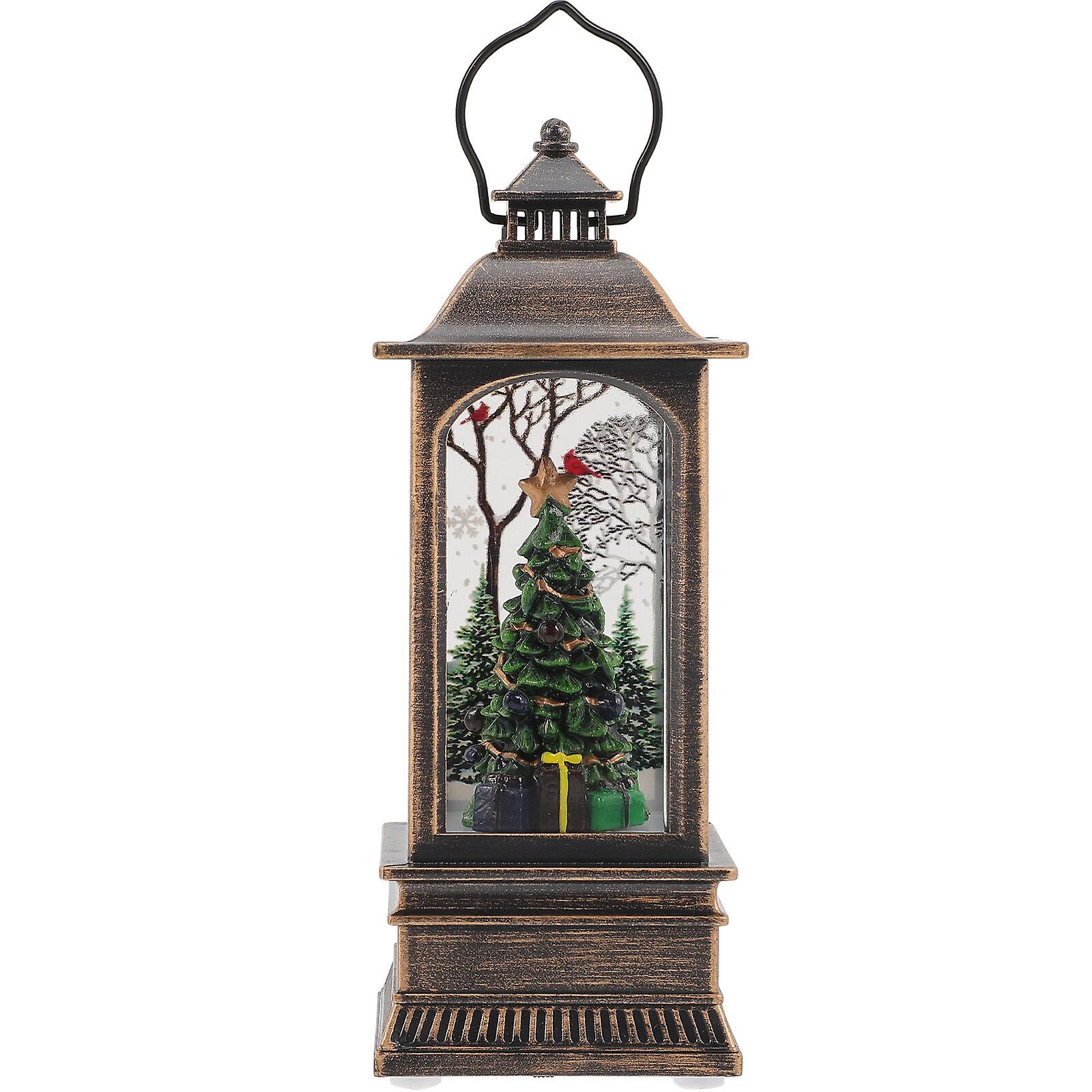 Christmas Lantern Light Up Decoration Xmas Decorative Lamp Hanging Lantern