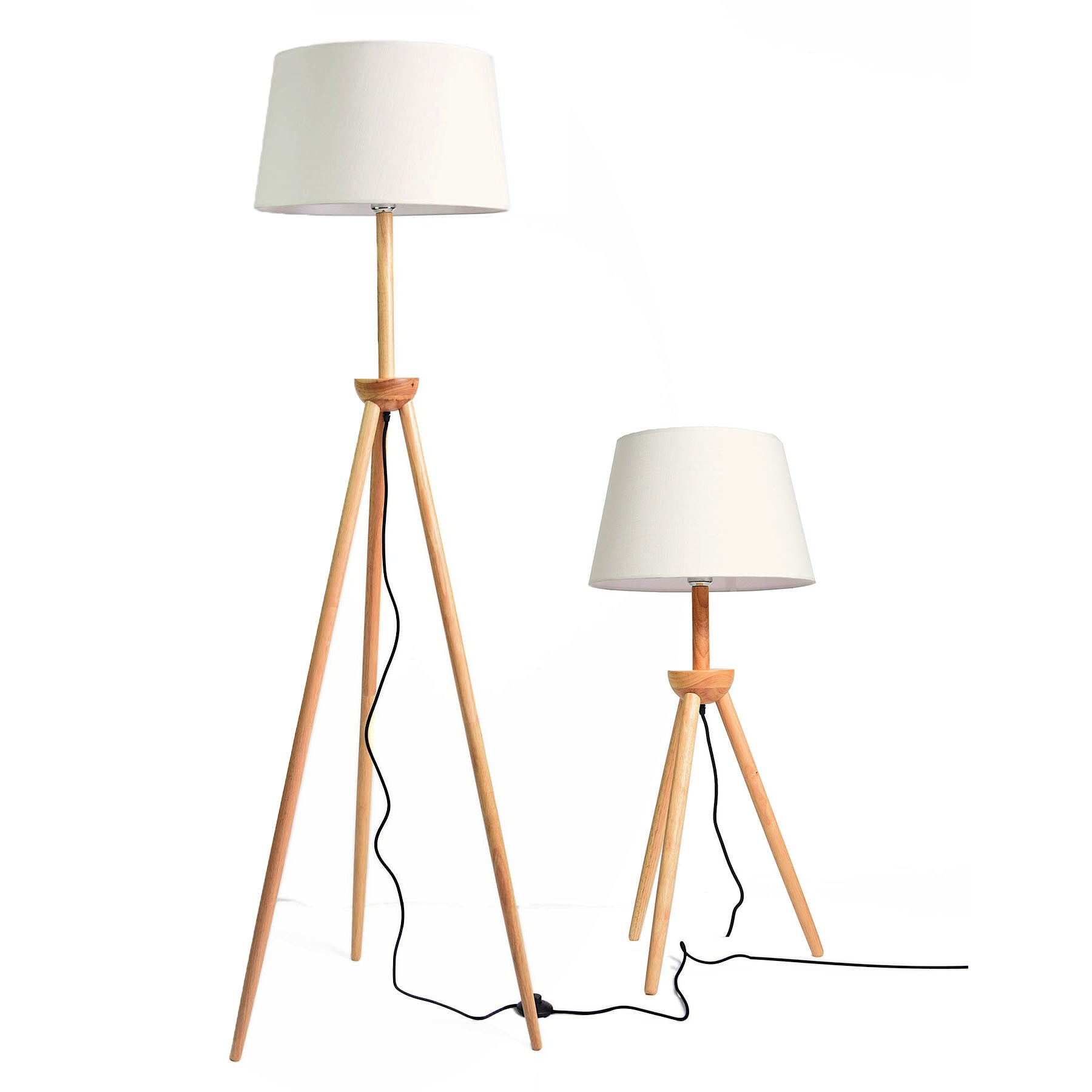 Eames Solid Wood Floor Lamp Bpld009-N