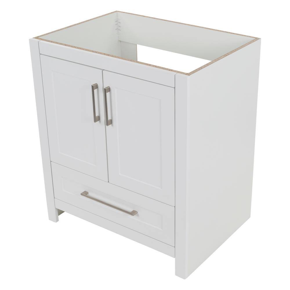 Home Decorators Collection Craye 30 in. W x 21.6 in. D x 34 in. H Bath Vanity Cabinet without Top in White CY30-WH