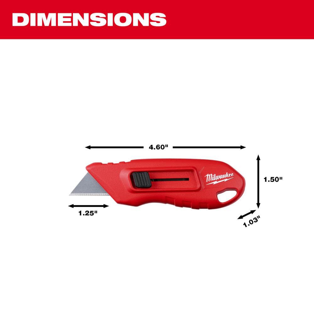 Milwaukee Compact Side Slide Utility Knife 48-22-1516 from Milwaukee