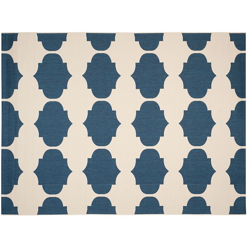 Safavieh Courtyard Jasmine Quatrefoil Indoor Outdoor Rug