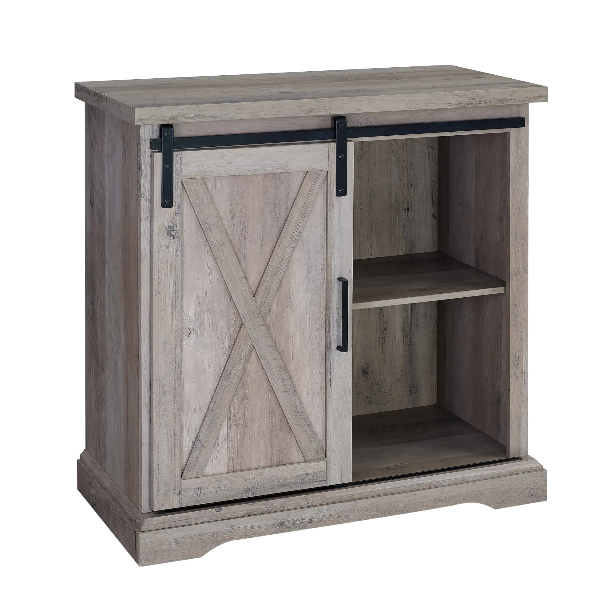 Carolina Gray Farmhouse Buffet Cabinet - Walker Edison