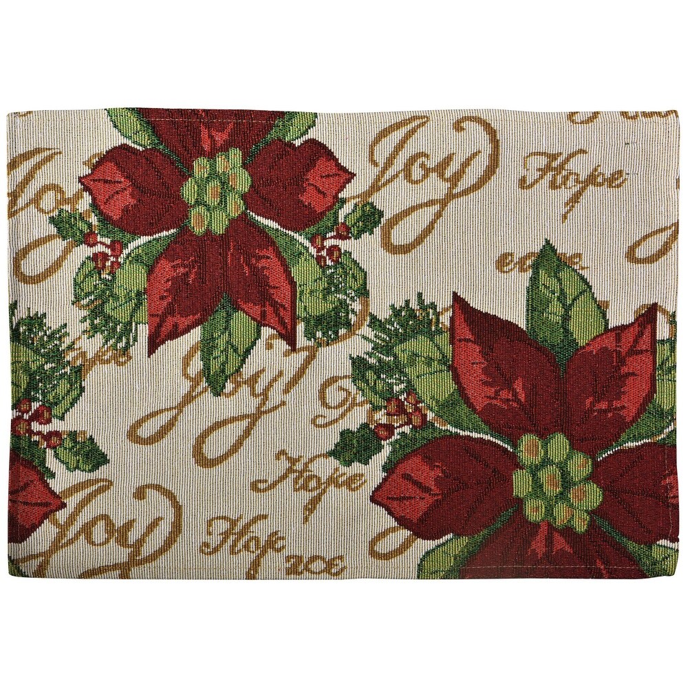 Violet Linen Seasonal Xmas Christmas Holiday Tapestry Pattern  13\