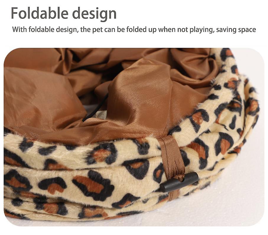 Cat Tunnel Leopard Pattern 120cm