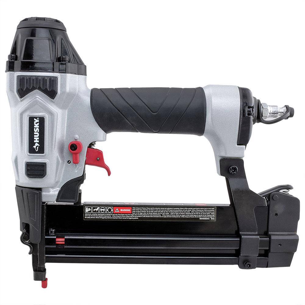 Husky Pneumatic 2-in-1 18 Gauge 2 in. Brad Nailer and 14 in. Narrow Crown Stapler with Fasteners (400-Count) DP2118G