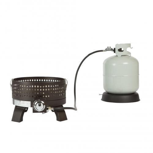 Ultimate Patio 19-Inch 60，000 BTU Propane Portable Fire Pit Campfire