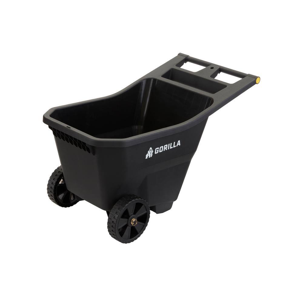 GORILLA CARTS 4.5 cu. ft. Plastic Garden Cart GCY-45