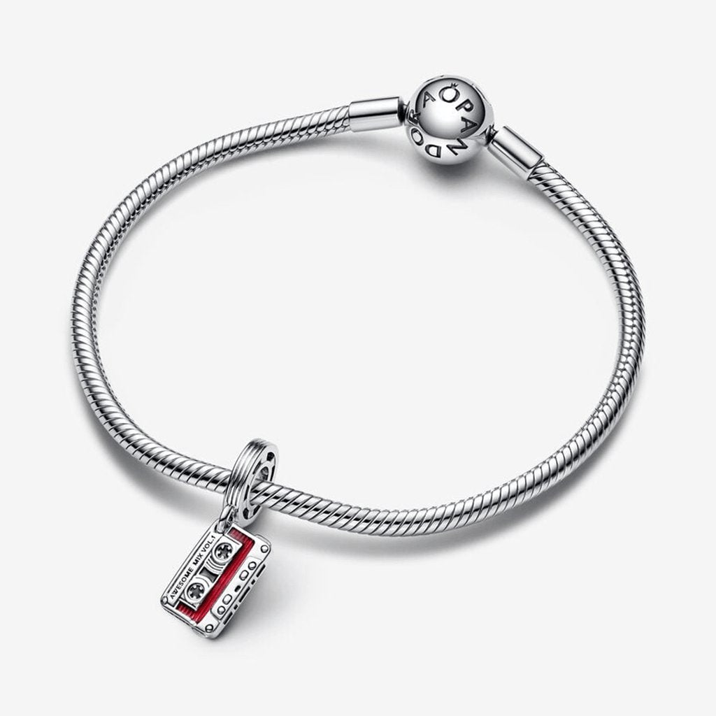 PANDORA  Marvel Guardians Of The Galaxy Cassette Tape Dangle Charm