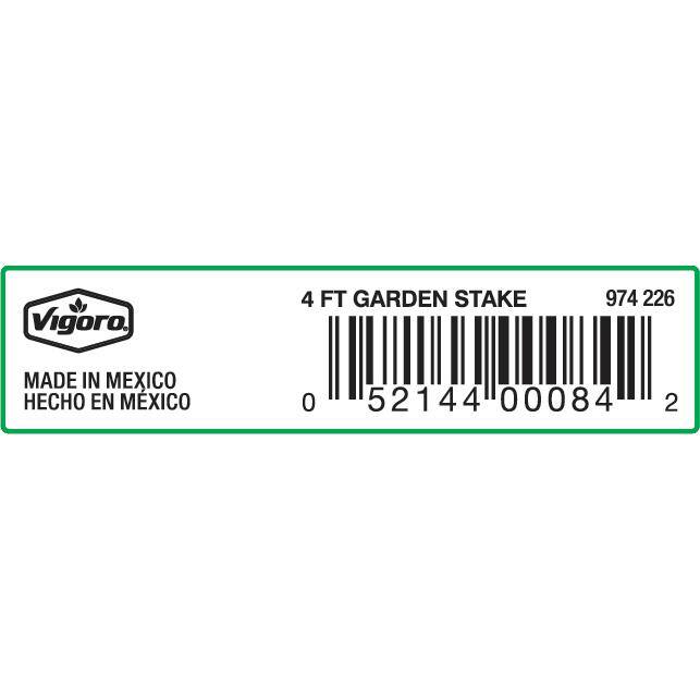 Vigoro 4 ft. Wooden Garden Stake RC 84N