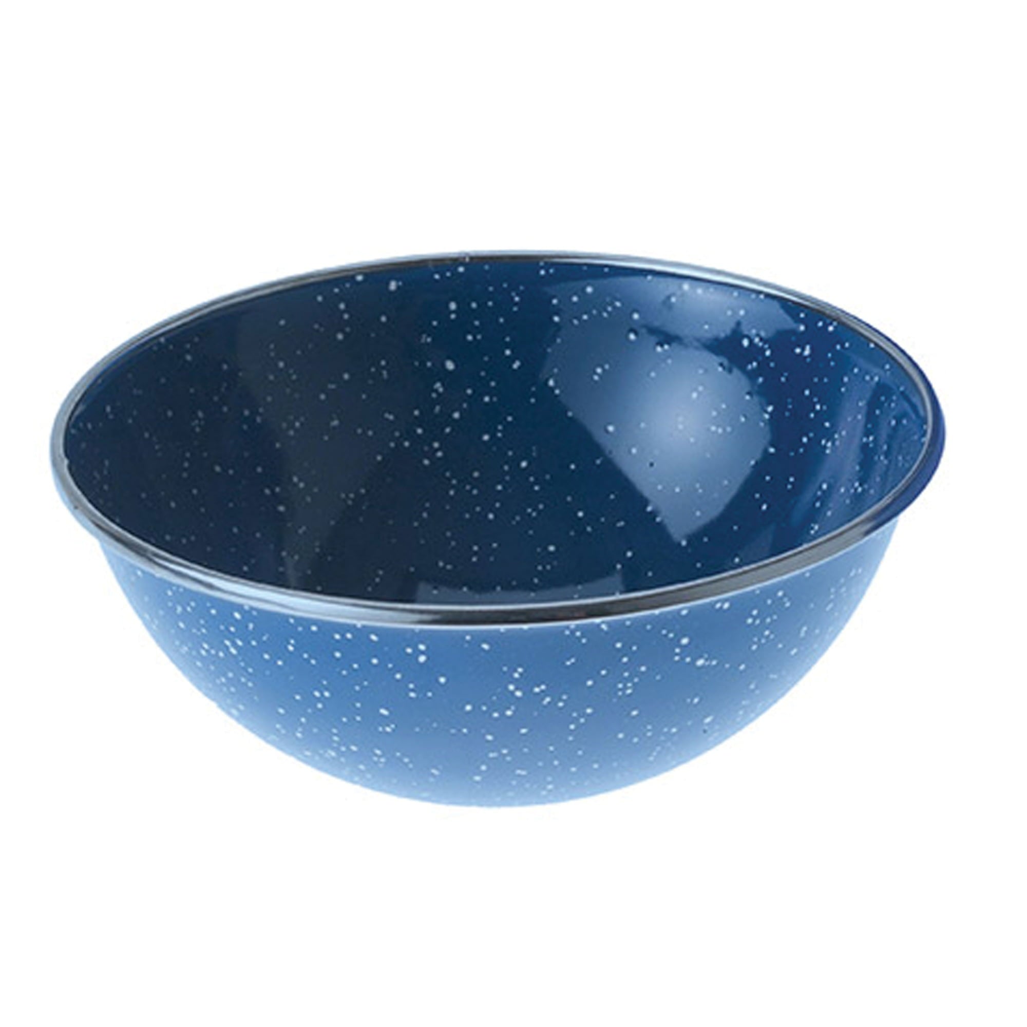 GSI Outdoors Stainless Steel Rim Enamelware Bowl - Blue