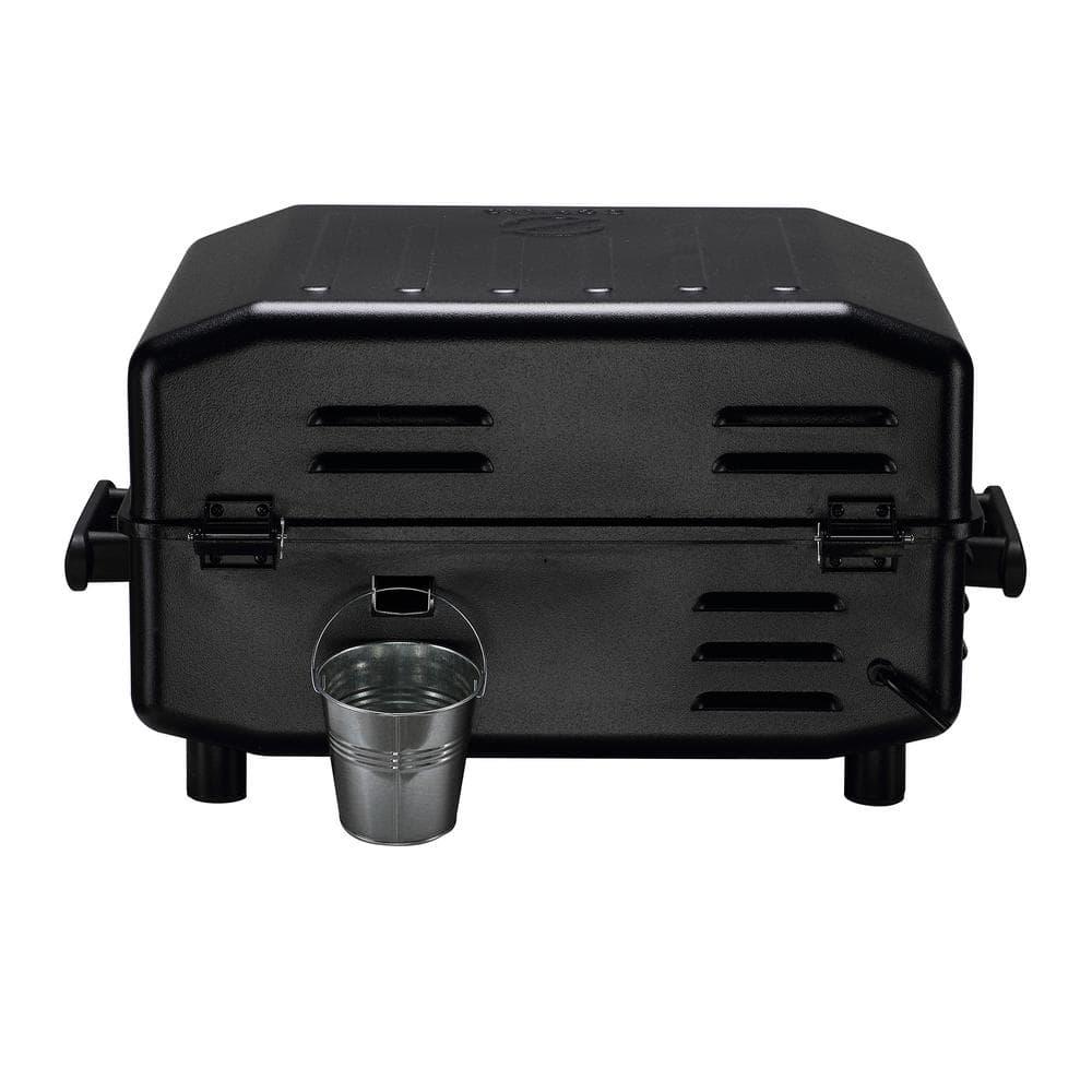 Z GRILLS 202 sq in Portable Pellet Grill and Electric Smoker Camping BBQ Combo with Auto Temperature Control in Black