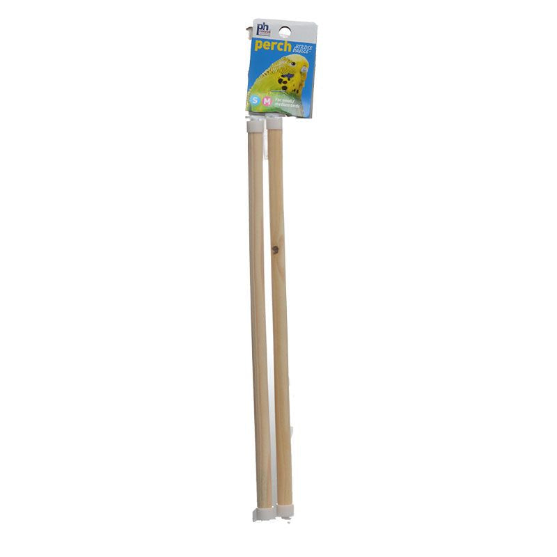 Prevue Birdie Basics Perch - Small/Medium Birds 12L x 7/16W - 2 Pack