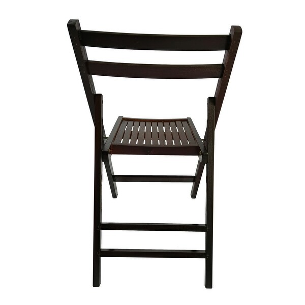 Furniture Slatted Wood Folding Special Event Chair ，Set of 4