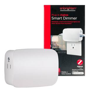 Enbrighten Zigbee 120-Volts Smart Dimmer Dual Controlled Plug-In White 43096