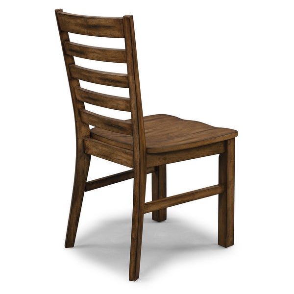 Homestyles Sedona Brown Wood Dining Chair Pair - 18