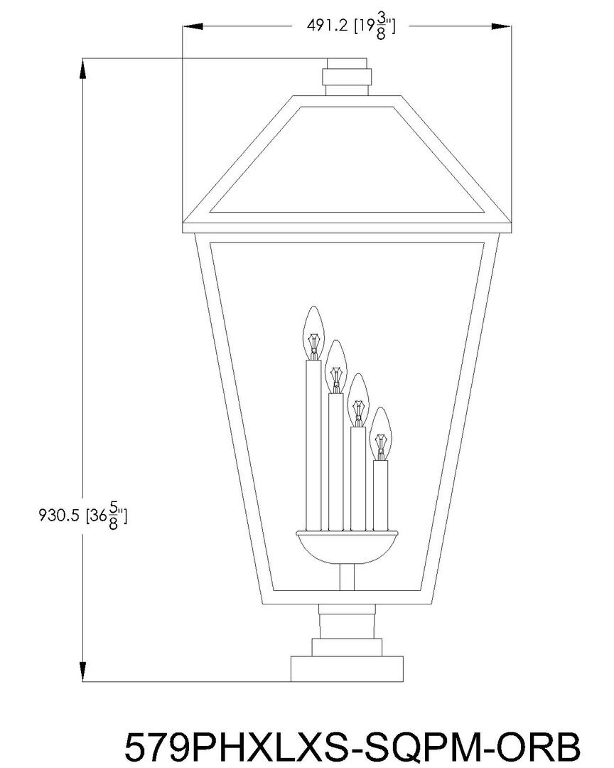 Z-Lite 579PHXLXSSQPMBK