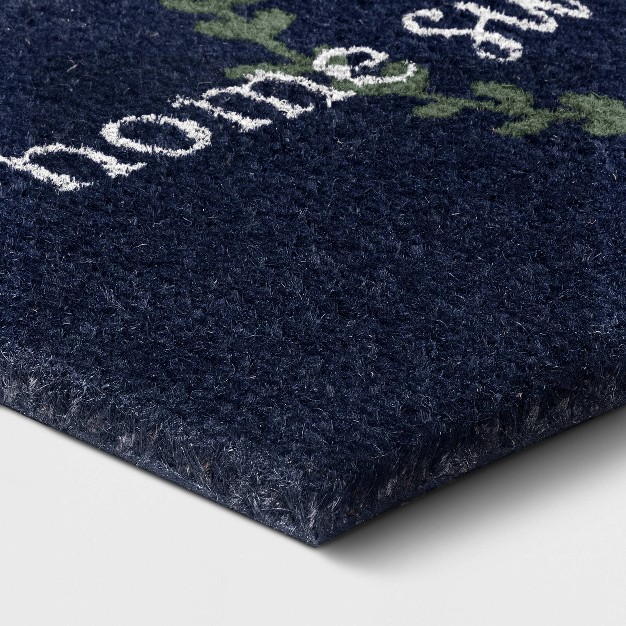 Home Sweet Home Doormat Navy