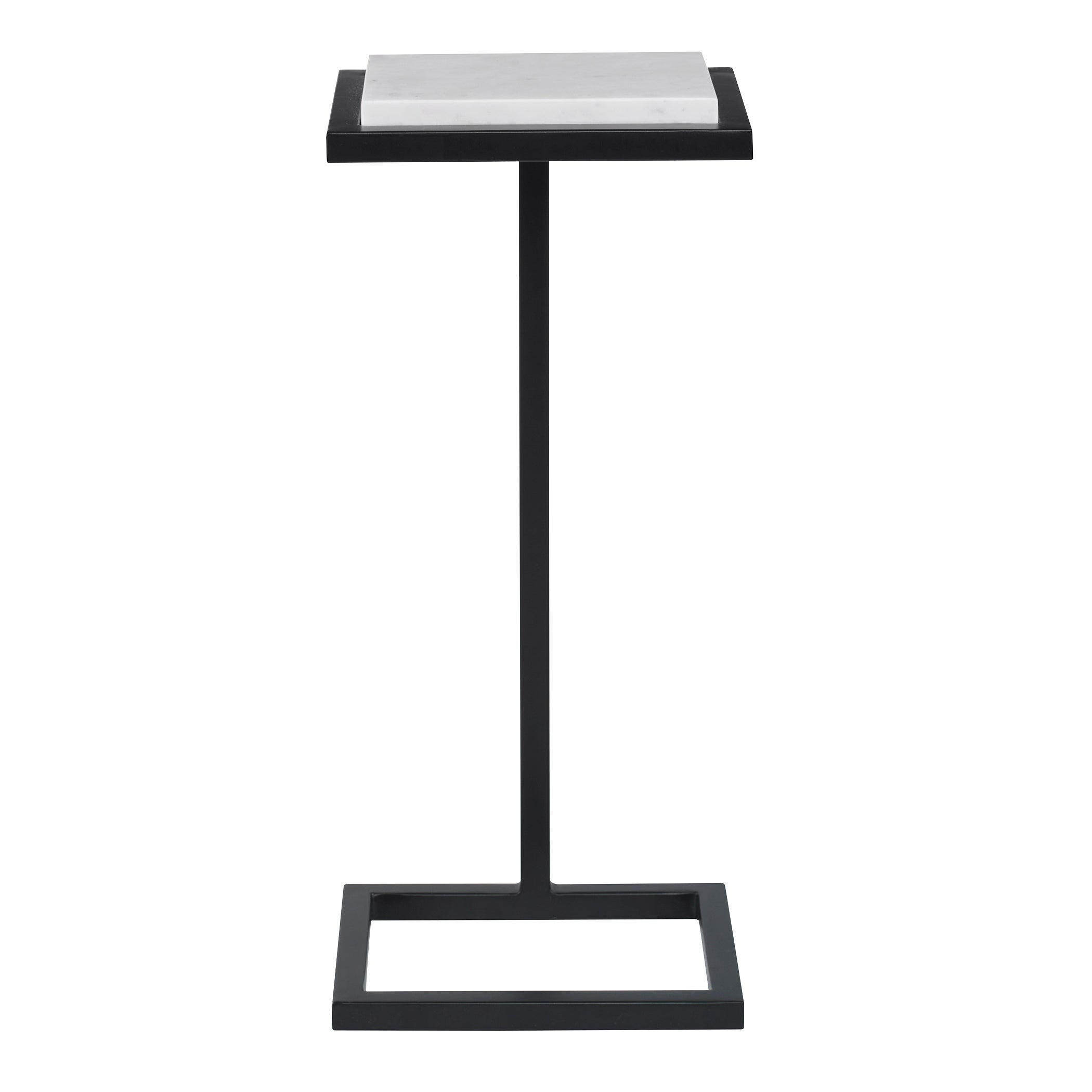 White Martini End Table - 8