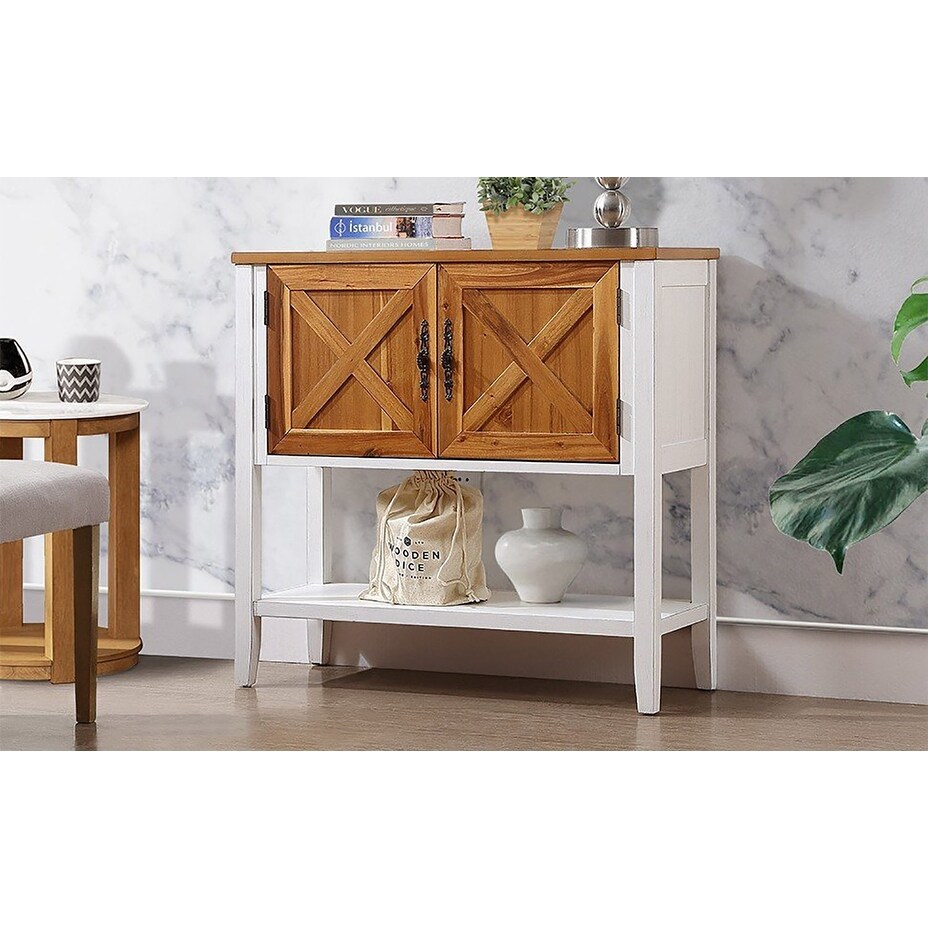 35'' Farmhouse Wood Buffet Sideboard Console Table