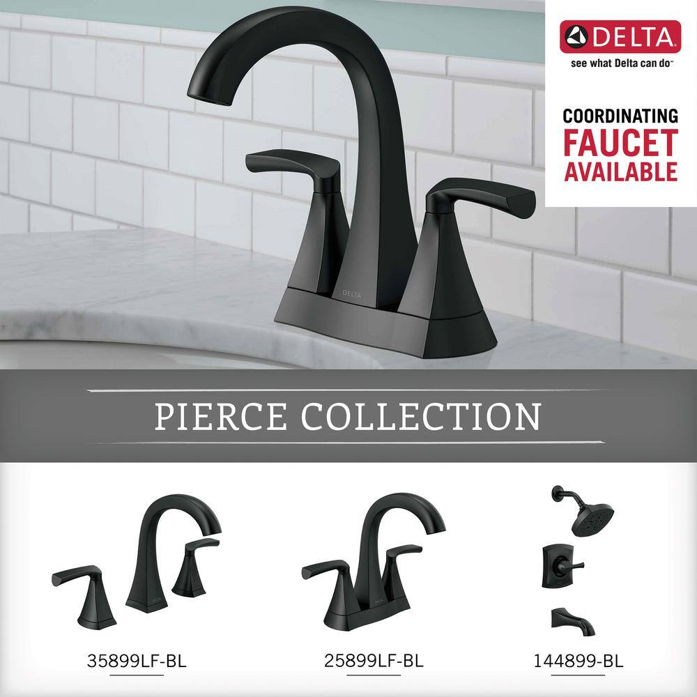 Delta Pierce 24 in. Wall Mount Towel Bar in Matte Black PRC24-MB