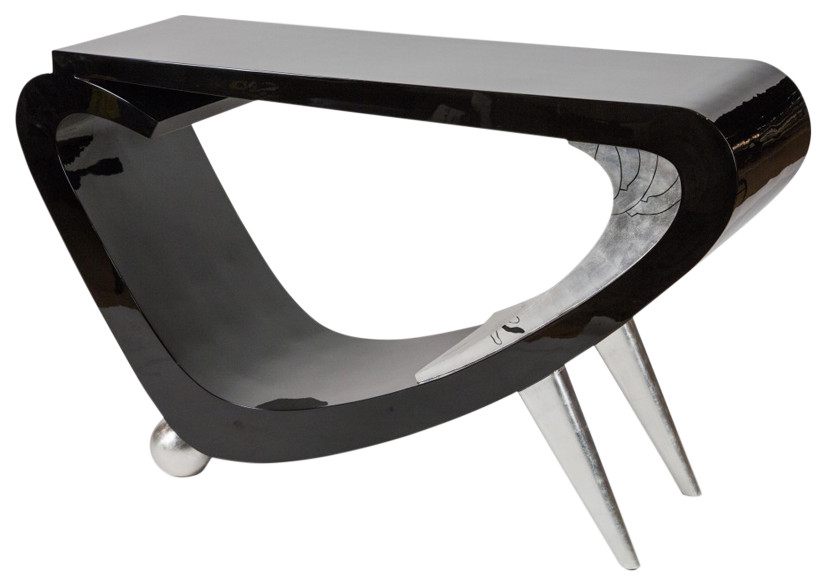 AICO Michael Amini Illusions Console Table   Contemporary   Console Tables   by Michael Amini  Houzz