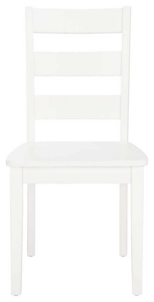 Pixie Ladder Back Dining Chair set of 2 White   Transitional   Dining Chairs   by Peachtree Fine Furniture  Houzz