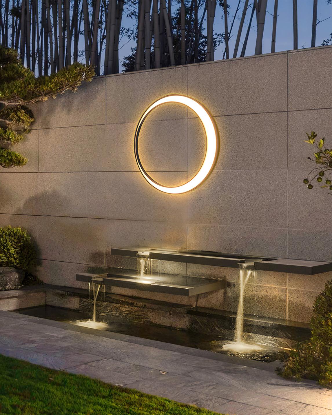 Moon Outdoor Wall Lamp