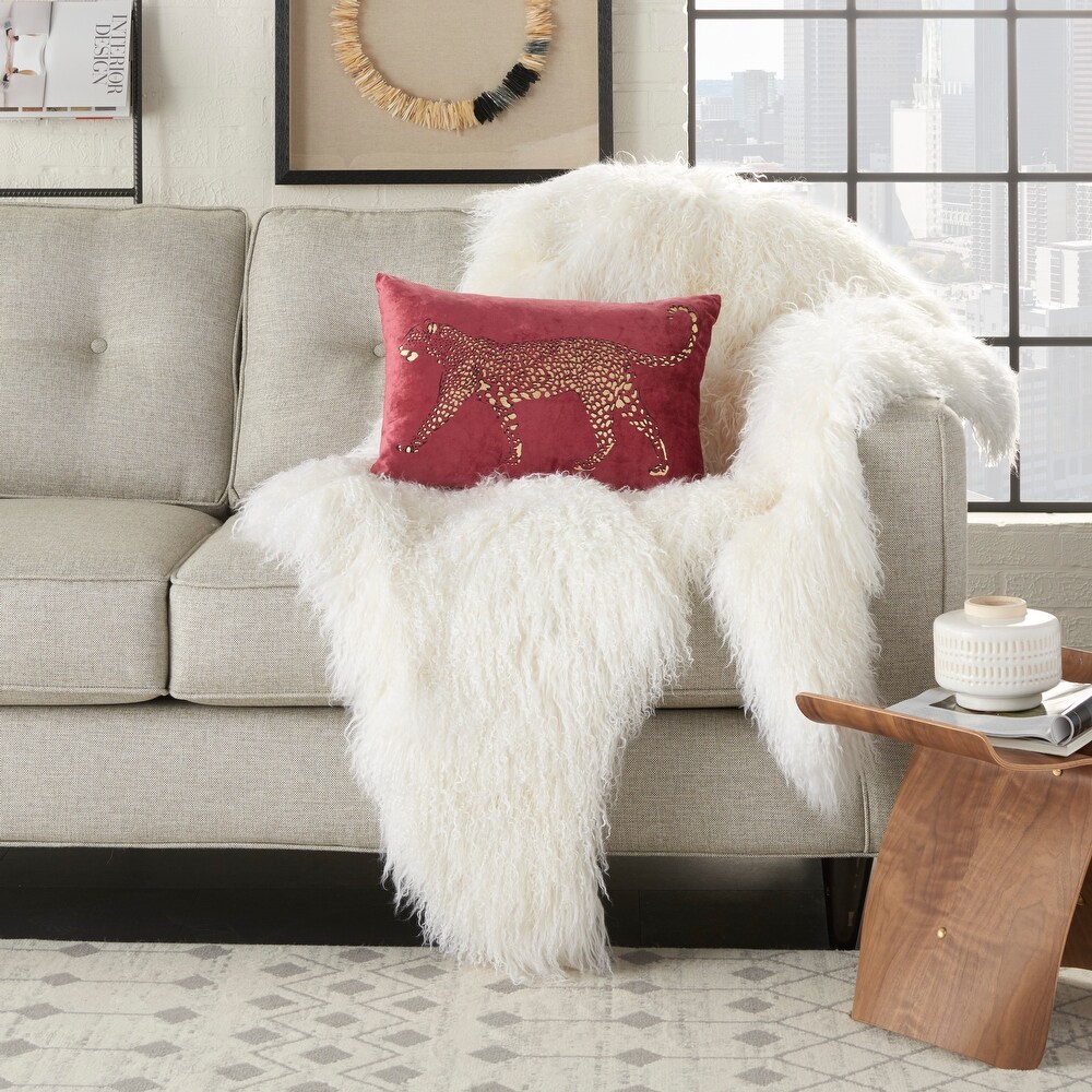 Mina Victory Sofia Black Throw Pillow   ( 14\