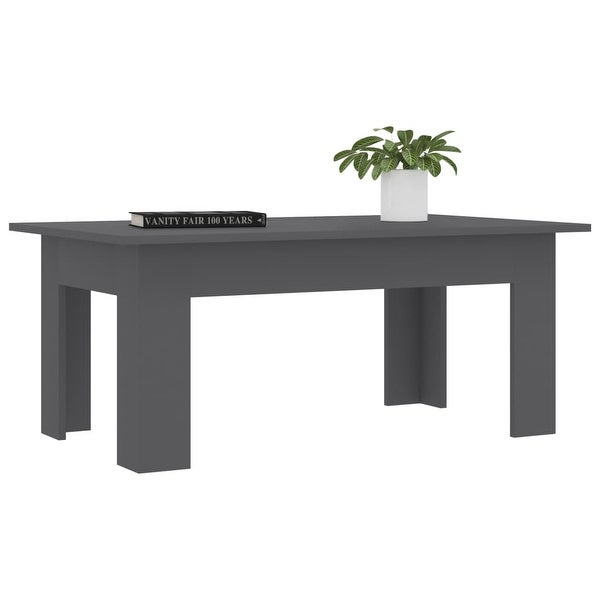 vidaXL Coffee Table Gray 39.4