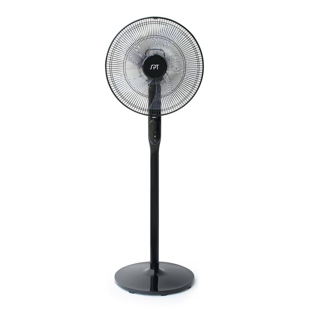 SPT 51 in. Oscillating Pedestal Fan with Remote and Timer SF-16D48BKB