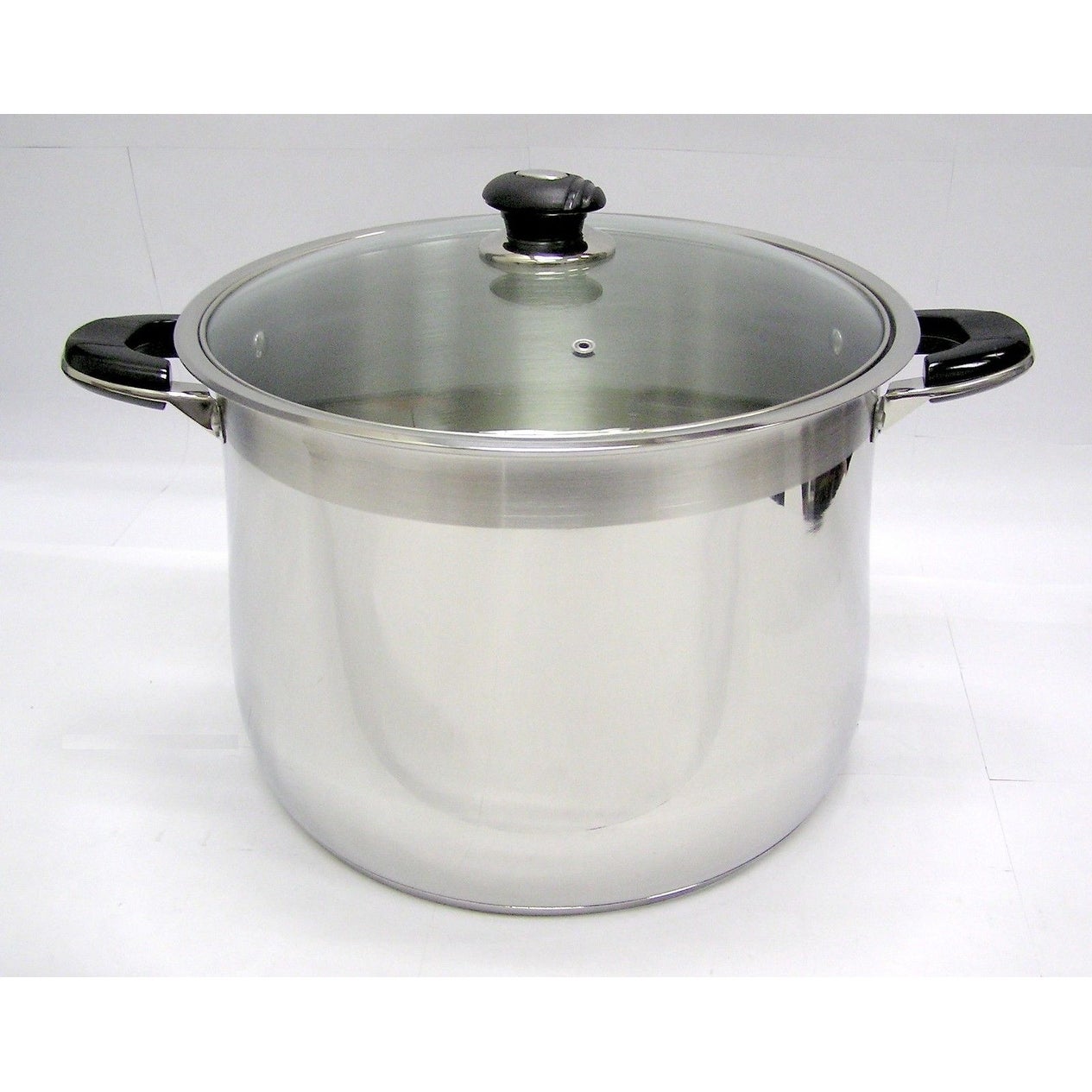 20 Qt Stainless Steel Tri-Ply Clad Heavy Duty Gourmet Stock Pot